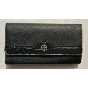 Giani Bernini Women's Receipt Manager Wallet, Black